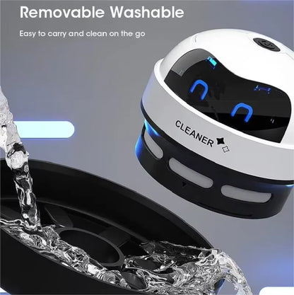 Mini Desk Vacuum Cleaner – USB Rechargeable Table Sweeper