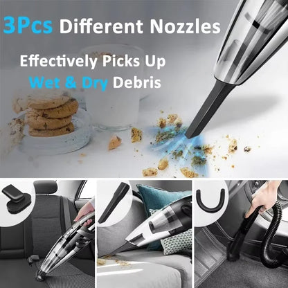 Handheld Vacuum Cleaner – Cyclone Suction, Rechargeable
