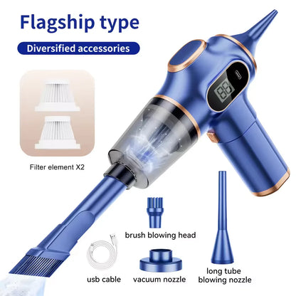 Wireless Car Vacuum Cleaner – Cordless Mini Vacuum